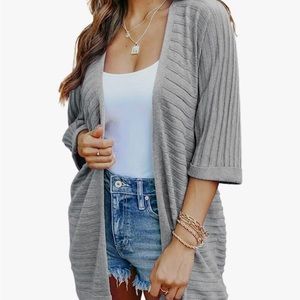 Grey cardigan